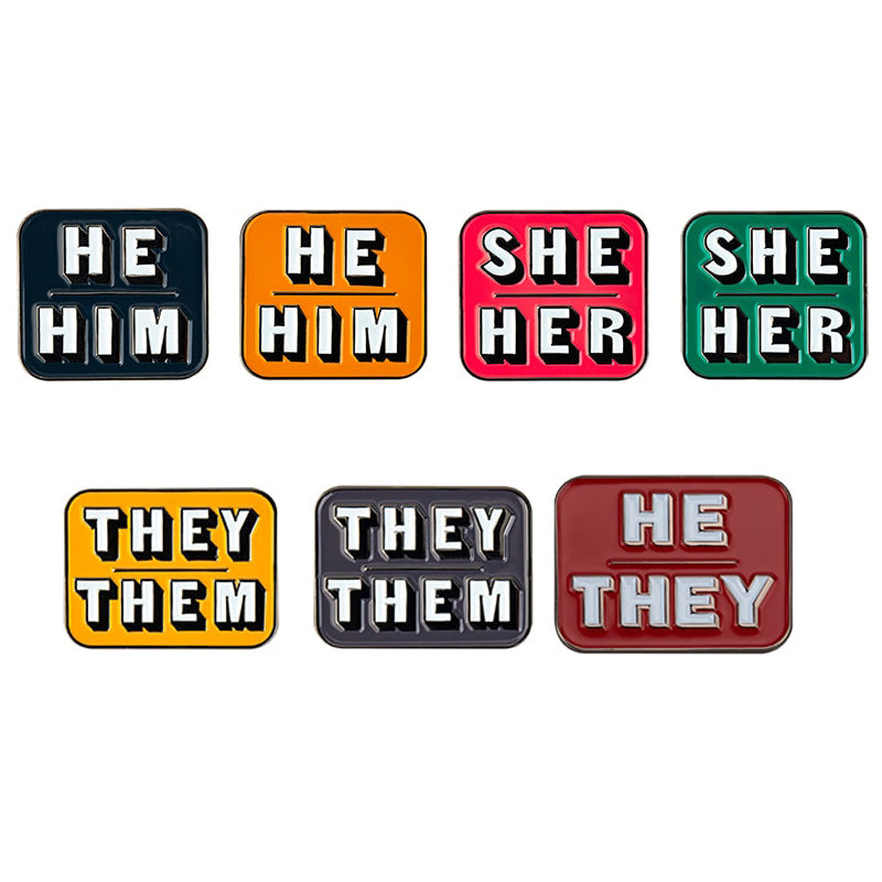 Homochromatic Pronoun Pins