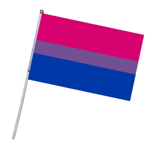 Bi Pride Hand Flag (10-pack)