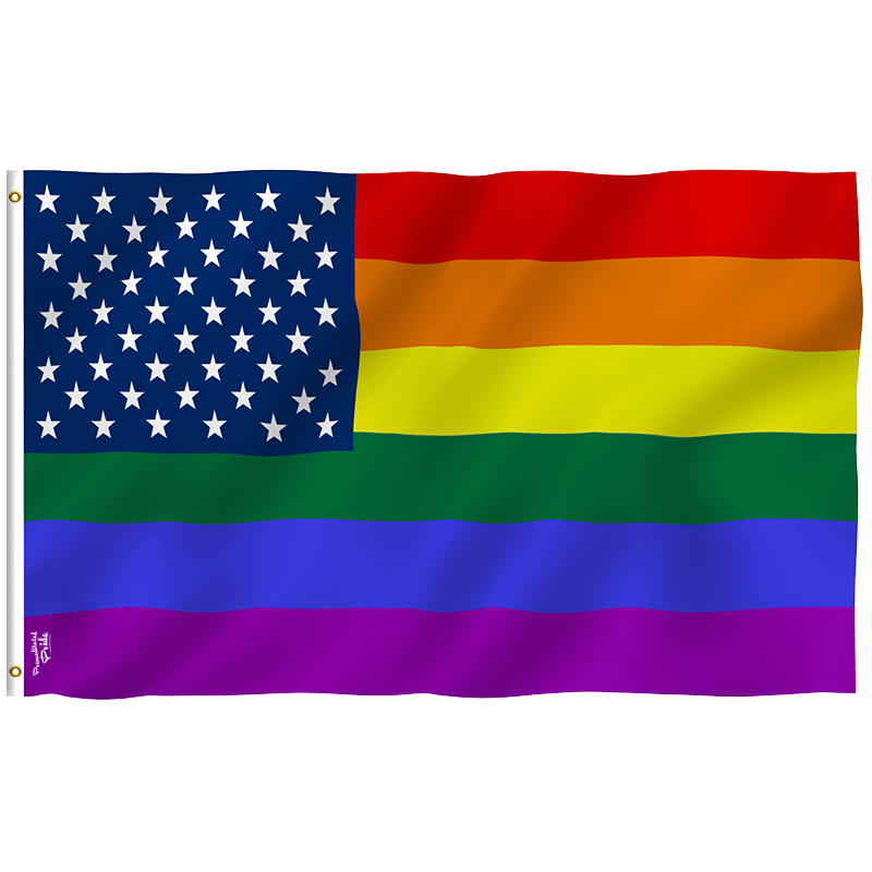 "New Republic" Rainbow Pride Flag