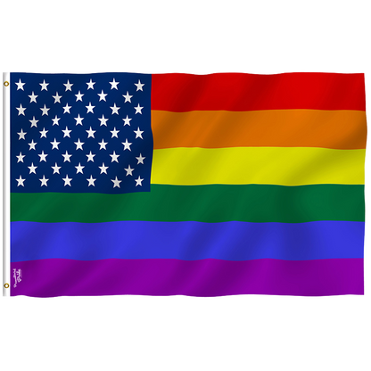 "New Republic" Rainbow Pride Flag