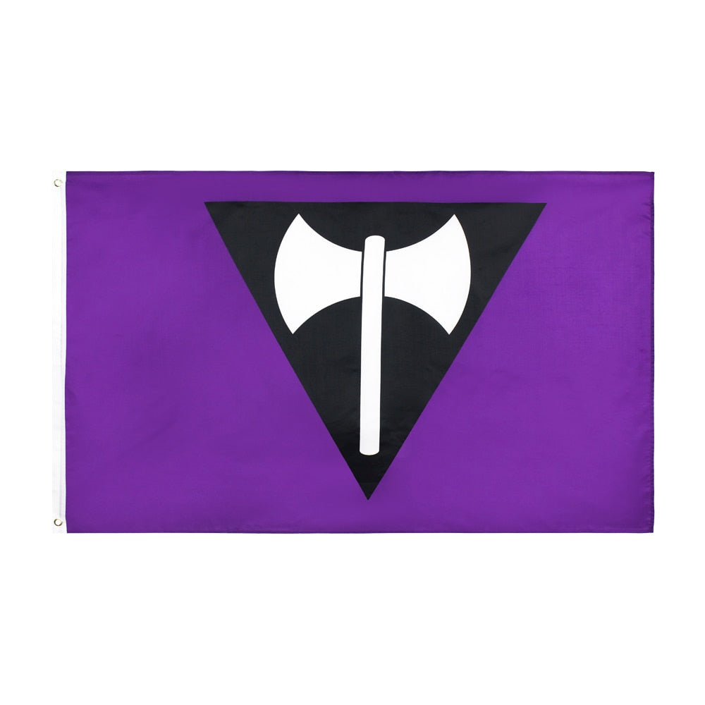 Labrys Lesbian Pride Flag