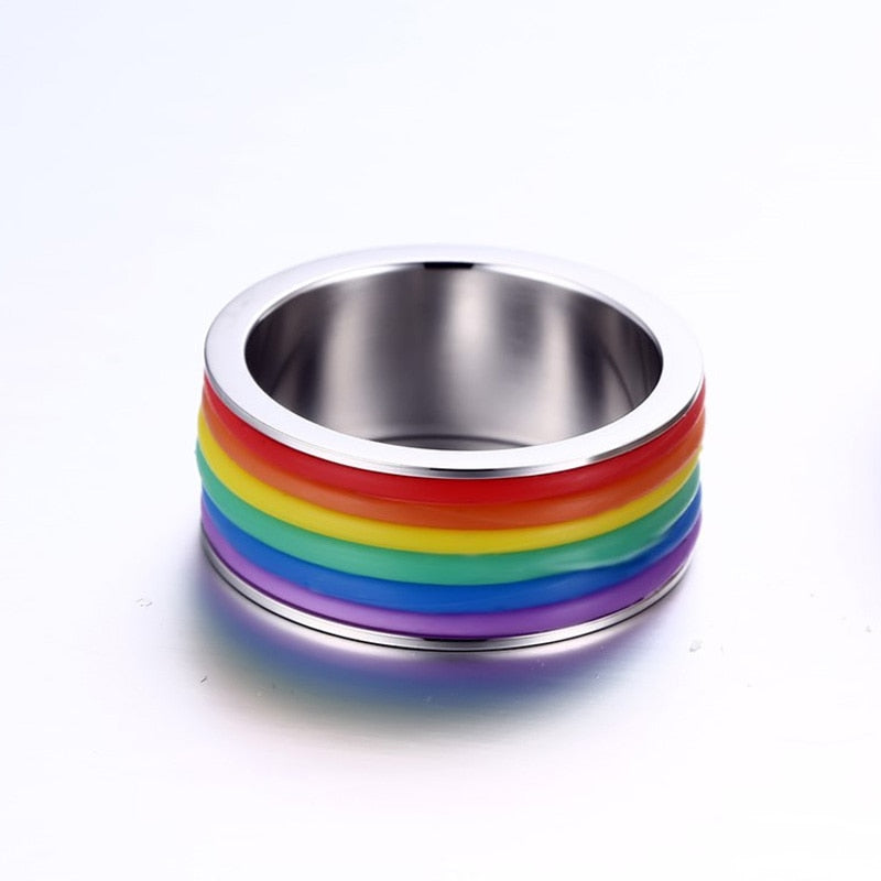 The Rainbow Barrel Band Ring