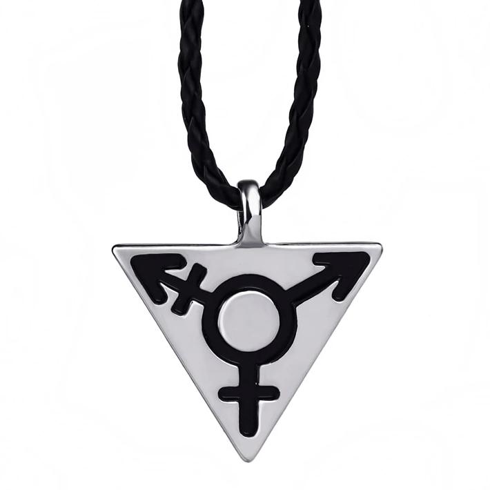 Trans Tri-pendant Necklace