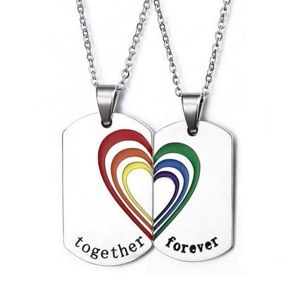 The Forever Heart Couples Necklace