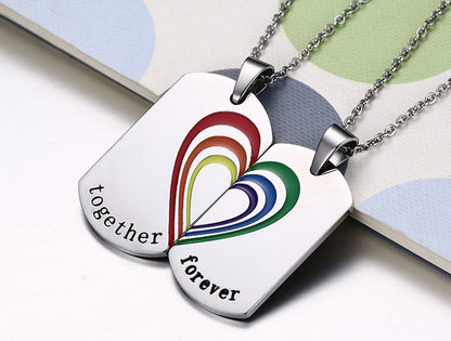 The Forever Heart Couples Necklace