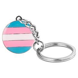 Transgender Pride Key Chain