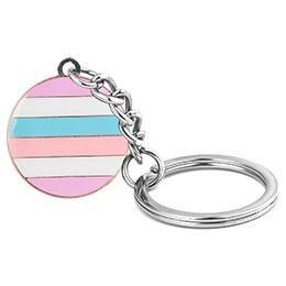 Bigender Pride Key Chain