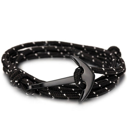 Layered Anchor Bracelet