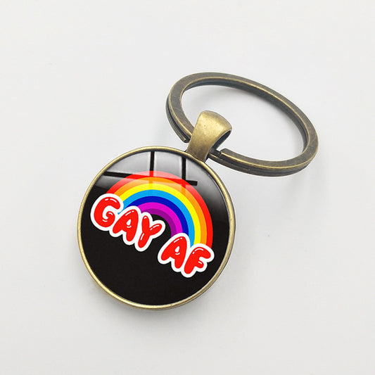 Gay AF Key Fob